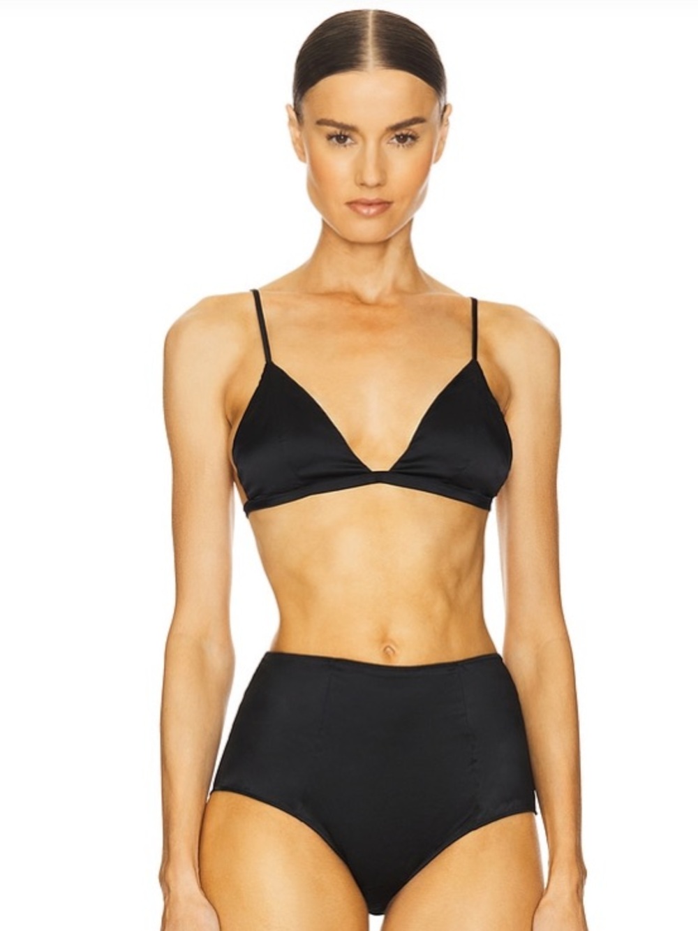 Fleur du mal Tous les jours soft bra in black size XS